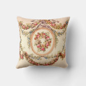 Prinses Frans  Bloemen Baby Naam Stats Kussen (Achterkant)