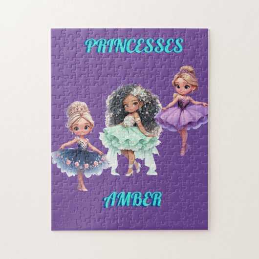 "PRINSES" GEPERSONALISEERD LEGPUZZEL (Verticaal)