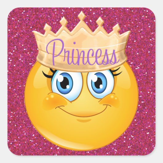 Prinses Gezicht Sticker - SRF (Voorkant)