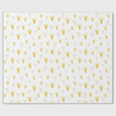Prinses Gouden Kroon Cadeaupapier (Vlak)