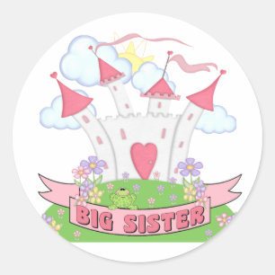PRINSES GROTE ZUS RONDE STICKER