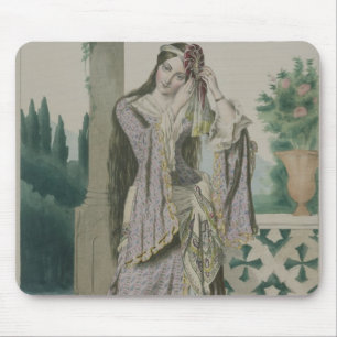 Prinses Helen, gegraveerd door de Thierry Brothers Muismat