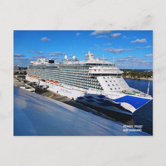 Prinses in de haven briefkaart (Voorkant)