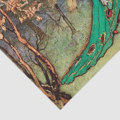  prinses in de ontkoppeling van Forest Art Tissuepapier (Detail)