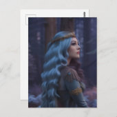 Prinses in het bos briefkaart (Voorkant / Achterkant)