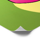 Prinses in roze Kinder kamer Decor Poster (Hoek)