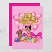 Prinses in Roze Menu (Voorkant / Achterkant)