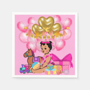 Prinses in Roze Servet