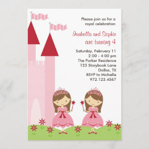  Prinses Invitation Kaart