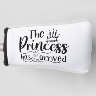 Prinses is aangekomen schattig meisje golfheadcover