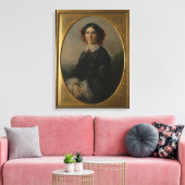 Prinses Johanna von Bismarck, 1857 Canvas Afdruk (Insitu (Woonkamer))