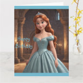 prinses kaart (Gele Bloem)