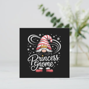 Prinses Kabouter Overeenkomstige Familie Kabouters Feestdagenkaart