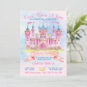 Prinses Kasteel Elk nummer Prinses Verjaardagsfees Kaart (Staand voorkant)