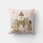 Prinses Kasteel met naam Kussen (Voorkant)