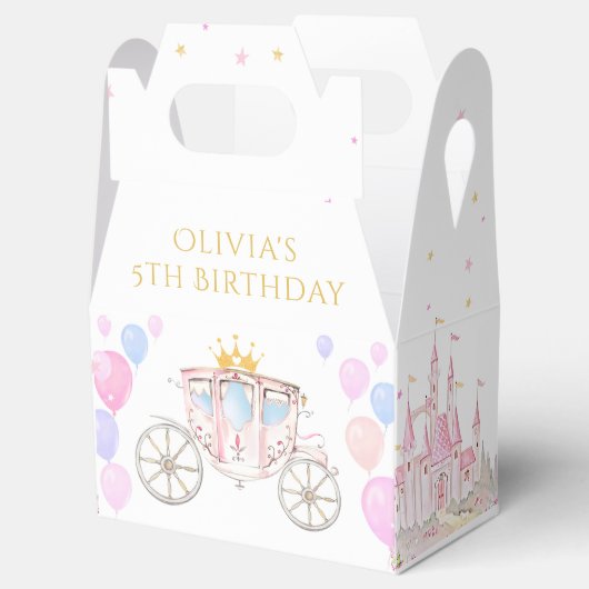 Prinses Kasteel Verjaardagsfeest Favoriet Box Bedankdoosjes (Geopend)