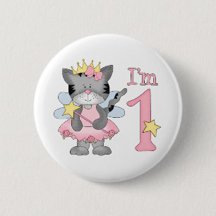Prinses Kat 1st Birthday Ronde Button 5,7 Cm