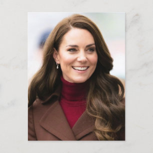 Prinses Kate bruin gestileerd Briefkaart