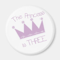 Prinses Kroon 3e Verjaardag Tshirts en geschenken