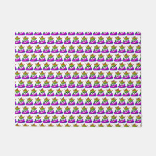 Prinses Kroon Regenboog Emoji Poep Deurmat