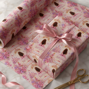 Prinses Kroon Verjaardag Cadeaupapier