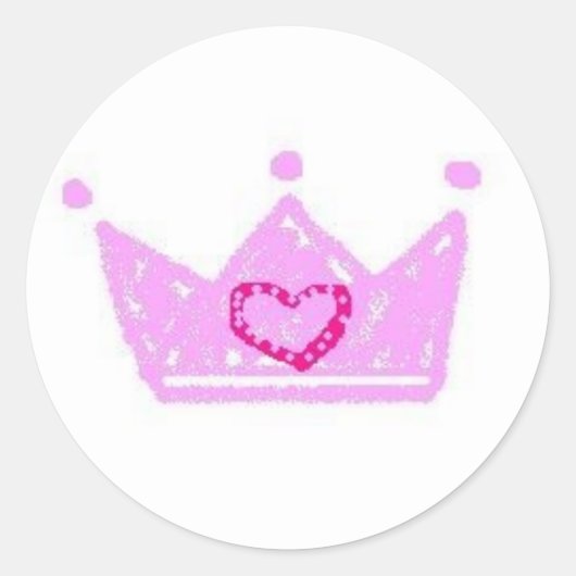 prinses kroonprins sticker (Voorkant)