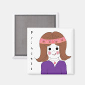 prinses magneet (Voorkant / Achterkant)