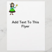 Prinses Meisje Flyer (Achterkant)