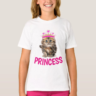 PRINSES Meisjes Kat T-shirts