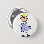 prinses met Button (Voorkant /achterkant)