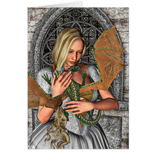Prinses met Draak (Voorkant)