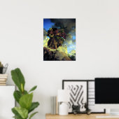 Prinses met een Singing Tree van Maxfield Parrish Poster (Thuiskantoor)