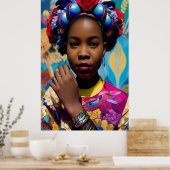 Prinses met vetarmband poster (Keuken)