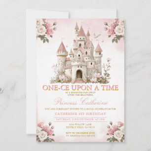 Prinses ONE-CE Upon a time 1e verjaardag Kasteel Kaart
