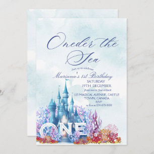 Prinses Oneder Het Zee Kasteel Gefeliciteerd met j Kaart