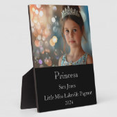 Prinses Pageant Plaque Fotoplaat (Zijkant)