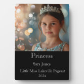 Prinses Pageant Plaque Fotoplaat (voorkant)