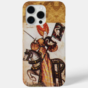 PRINSES PENTHESILEA ALS MIDDELEEUWSE RIDDER Herald iPhone 15 Pro Max Hoesje