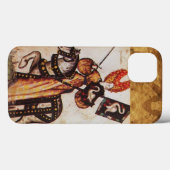 PRINSES PENTHESILEA ALS MIDDELEEUWSE RIDDER Herald Case-Mate iPhone Case (Achterkant (horizontaal))