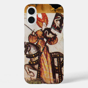 PRINSES PENTHESILEA ALS MIDDELEEUWSE RIDDER Herald iPhone 16 Plus Hoesje