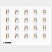 Prinses Pompoen Bewaar de datum bruiloft stickers (Vel)