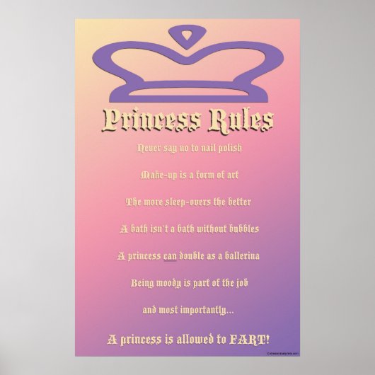 prinses poster (Voorkant)