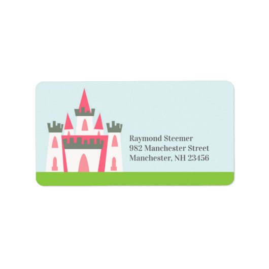 Prinses Postlabels Etiket (Voorkant)