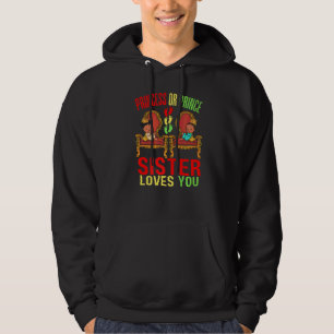 Prinses Prins Zus Houdt Van Jou Baby Shower Geslac Hoodie