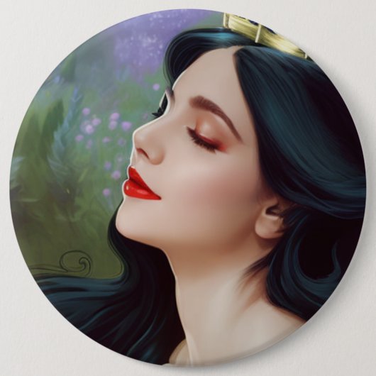 Prinses ronde button 6,0 cm (Voorkant)