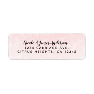 Prinses Roze Damast Sprookjesboek Elegante Trouwda Etiket