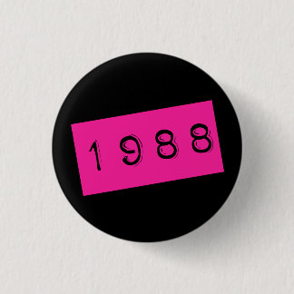 Prinses sinds 1988 ronde button 3,2 cm