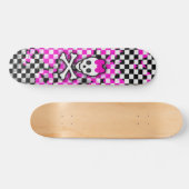 Prinses Skull Meisjes Skateboard (Horizontaal)
