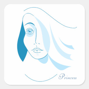 Prinses Sticker