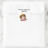 Prinses Sticker, dit boek behoort toe, boek label (Tas)